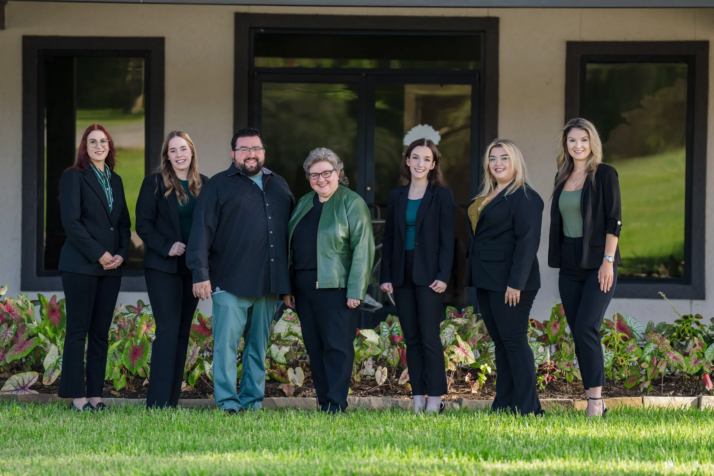The Bittick Law Firm team outside its Pearland office